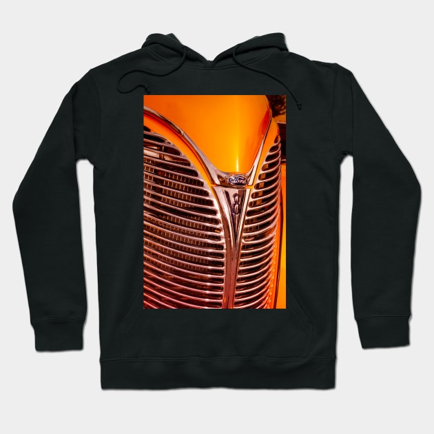 1938 Ford V8 Grill 4 Hoodie by Robert Alsop